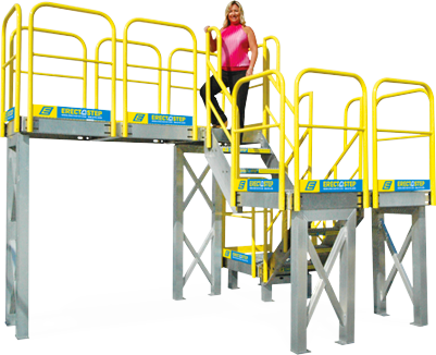 Modular Stairs & Industrial Crossover Platforms | SafeRack